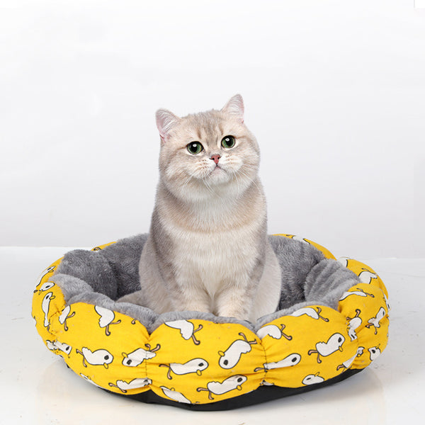 Paila Kitten & Puppy Donut Bed