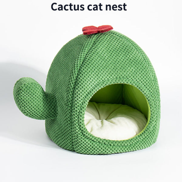 Paila Cactus Enclosed Cat Bed