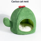 Paila Cactus Enclosed Cat Bed